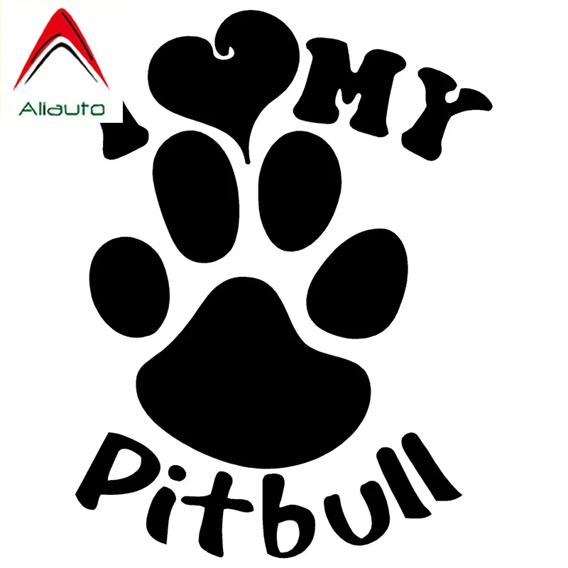 

Aliauto креативные автомобильные стикеры I Love My Pitbull, стильные виниловые аксессуары, ПВХ наклейка для Mercedes Benz Subaru Forester,15 см * 11 см