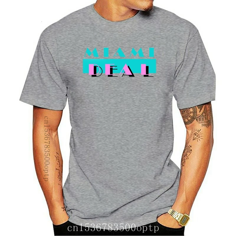 

New T shirt Unisex Miami Vice TV Series Cult Fun 80