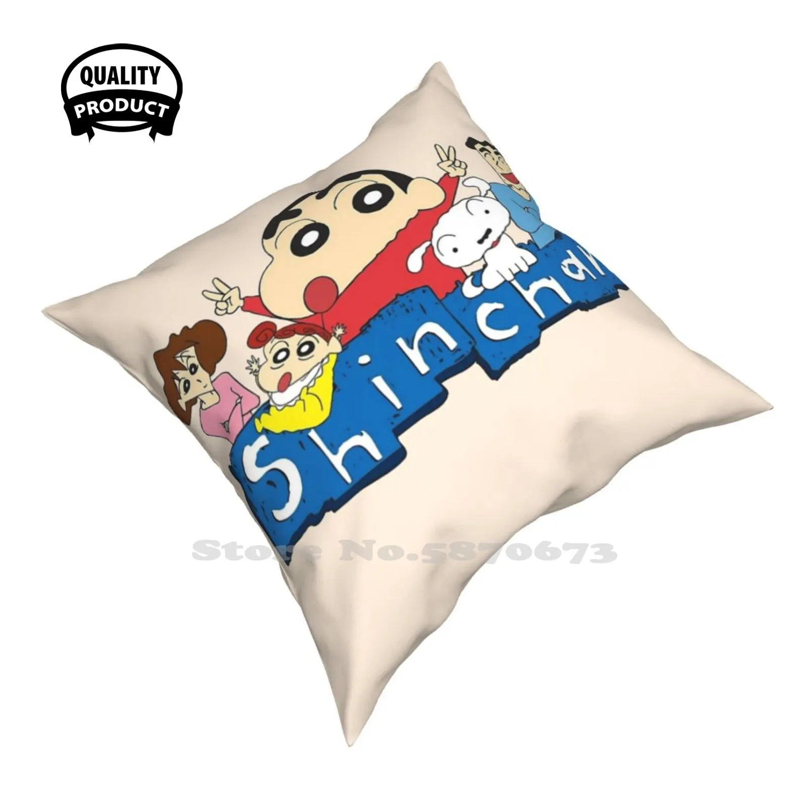 Мультяшная детская мягкая удобная наволочка Милая японская аниме Чан карандаш