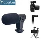 Микрофон Mcoplus 3,5 мм для камеры телефона, конденсаторный микрофон для записи, микрофон для Canon Sony Nikon DV iPhone 5 6 Xiaomi Huawei