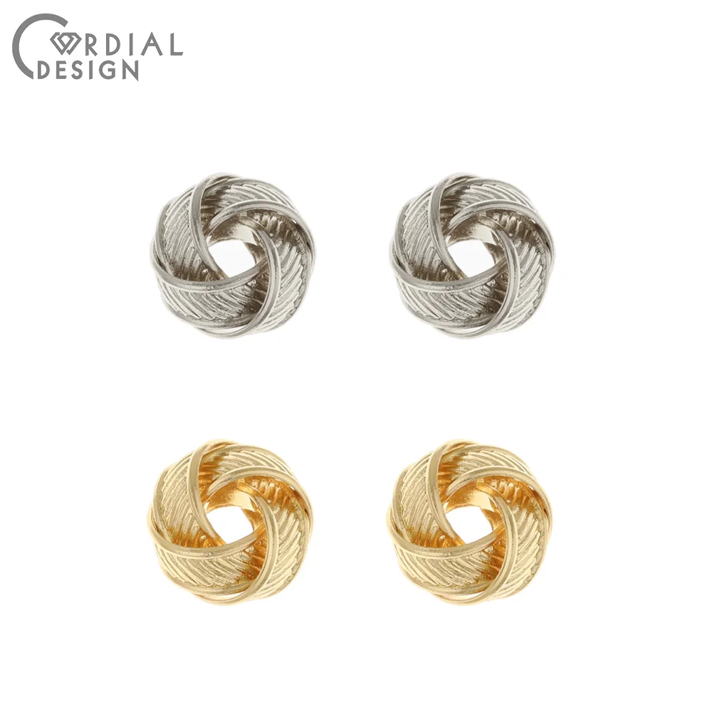 

Cordial Design 100Pcs Earrings Accessories/Hand Made/Irregular Twisted Shape/DIY Beads Making/Jewelry Findings & Components