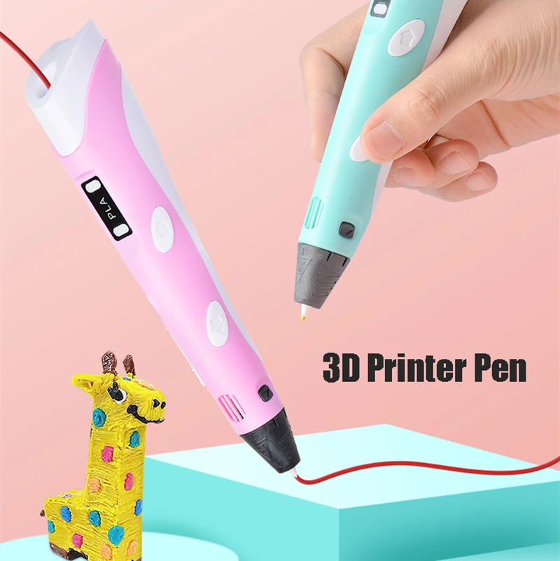 

NEW 3D Printer Pen 3D Pen DIY Pen Drawing Pens 3d Printing Pen With 100M PLA Filament Christmas Birthday Gift For Kids