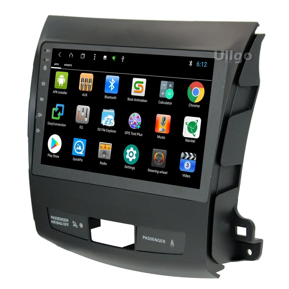 Головное устройство для автомобиля Mitsubishi Outlander 2006-2012/Peugeot 4007/Citroen C-Crosser с BT RDS Radio
