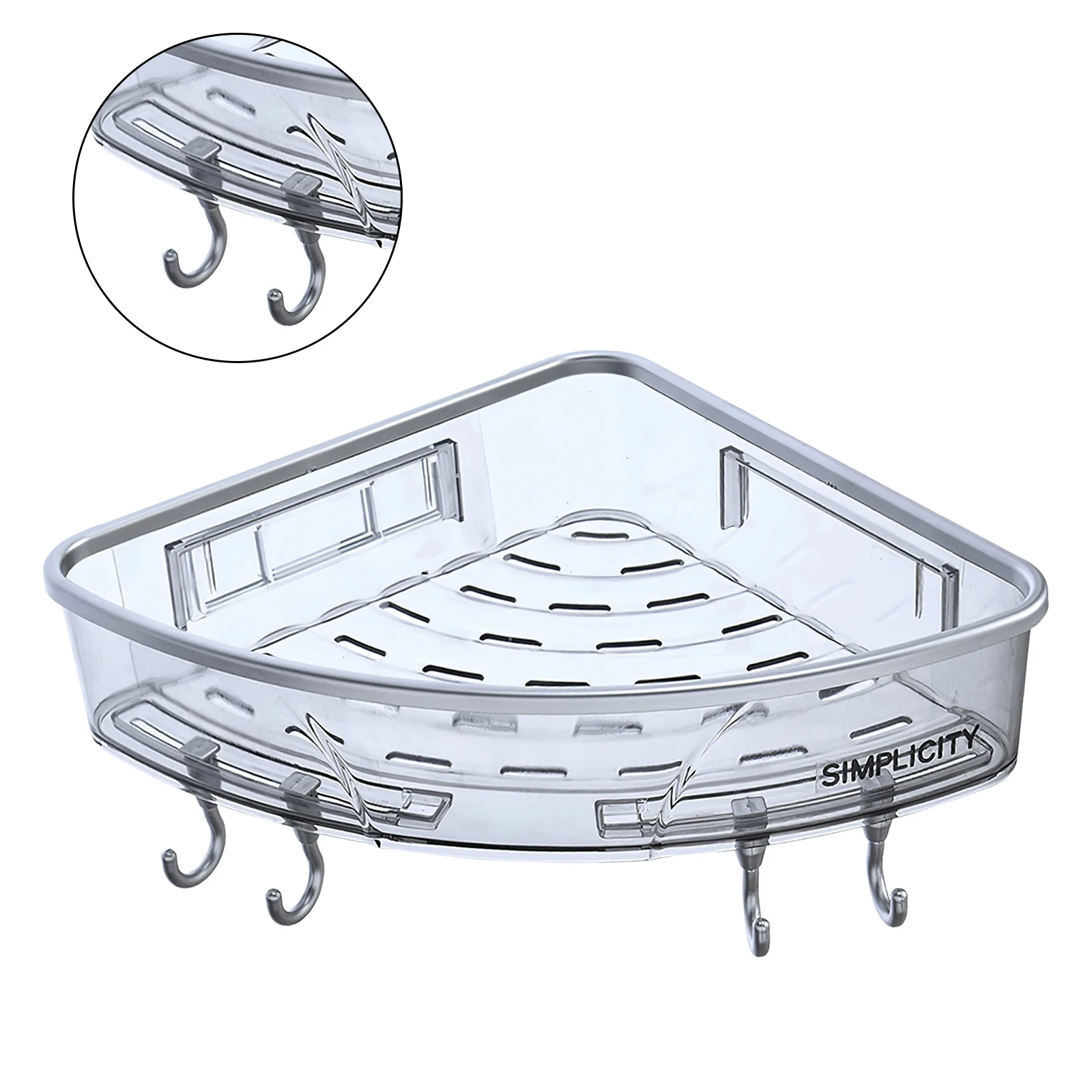 Вешалка для полотенец без дырочек товарная полка косметический