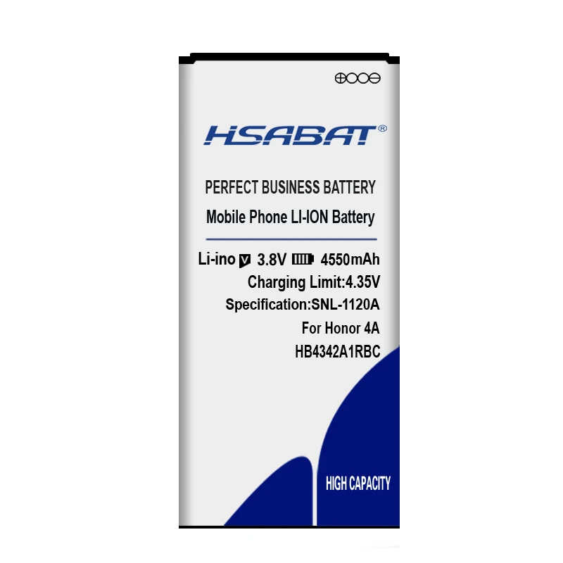 HSABAT 4550 мА/ч, HB4342A1RBC Батарея для huawei y5II Y5 II 2 Ascend 5+ Y6 honor 4A SCL-TL00 honor 5A LYO-L21