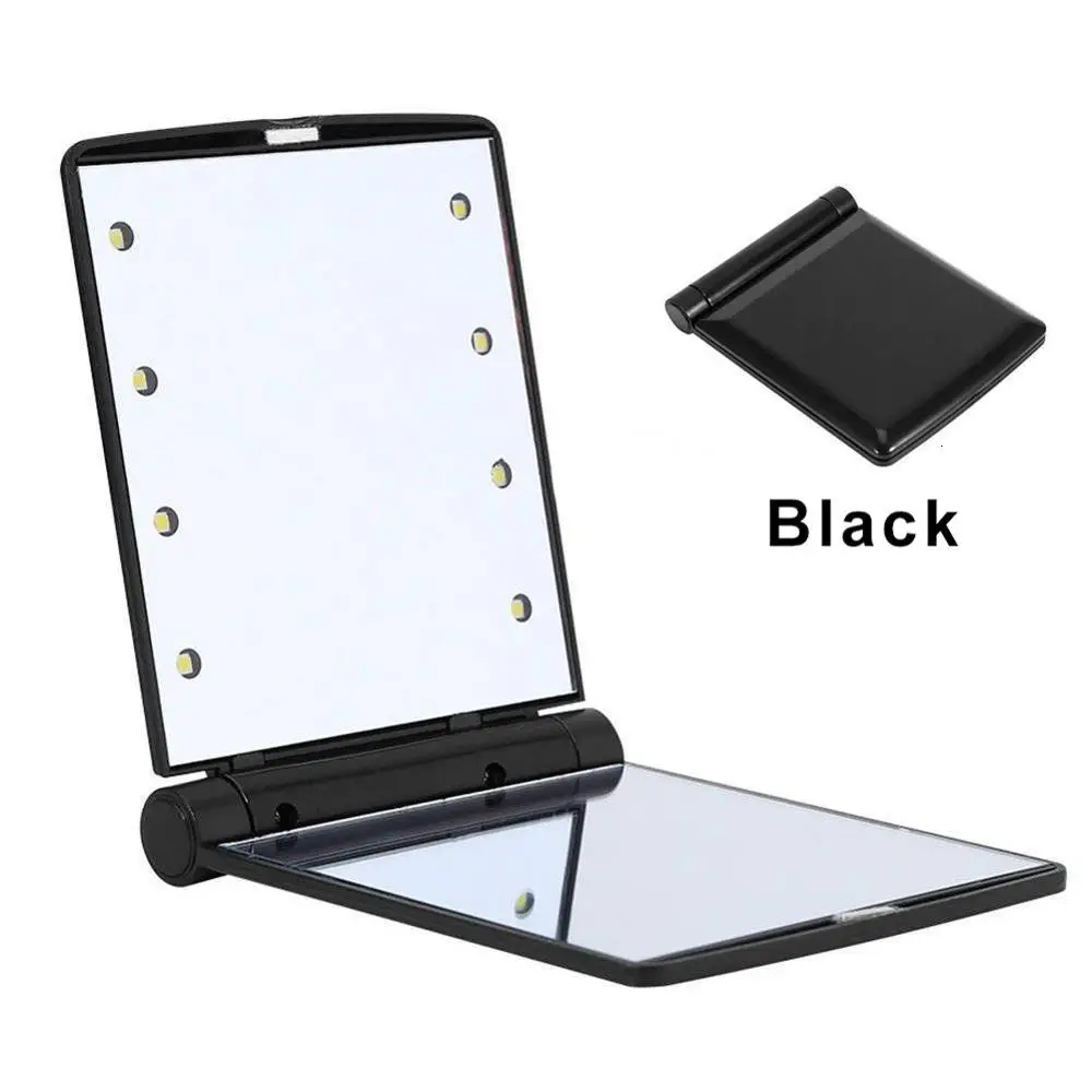 Компактное зеркало для нанесения макияжа Косметический Складной Портативный