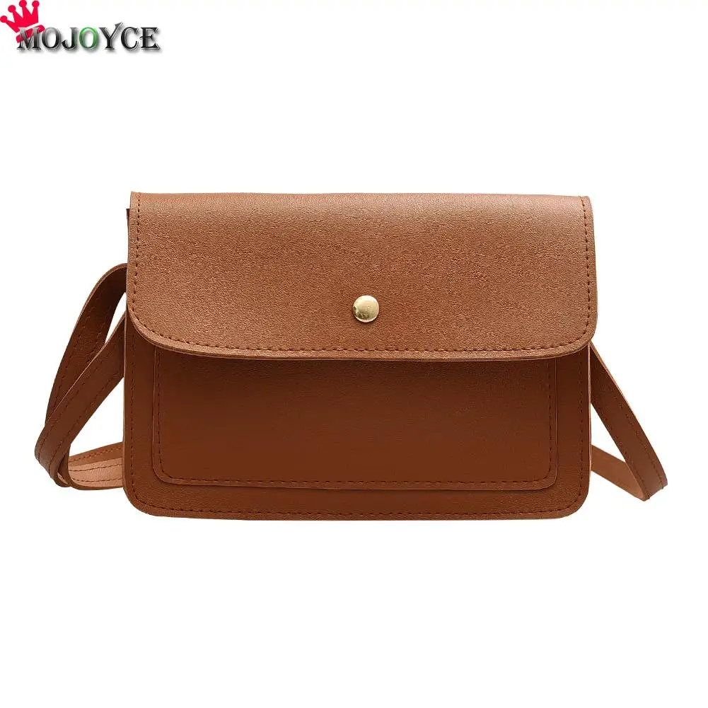 

Solid Color Shoulder Messenger Bag Fashion Casual PU Leather Crossbody Bags Women Handbags Totes Bags Clutch Bags