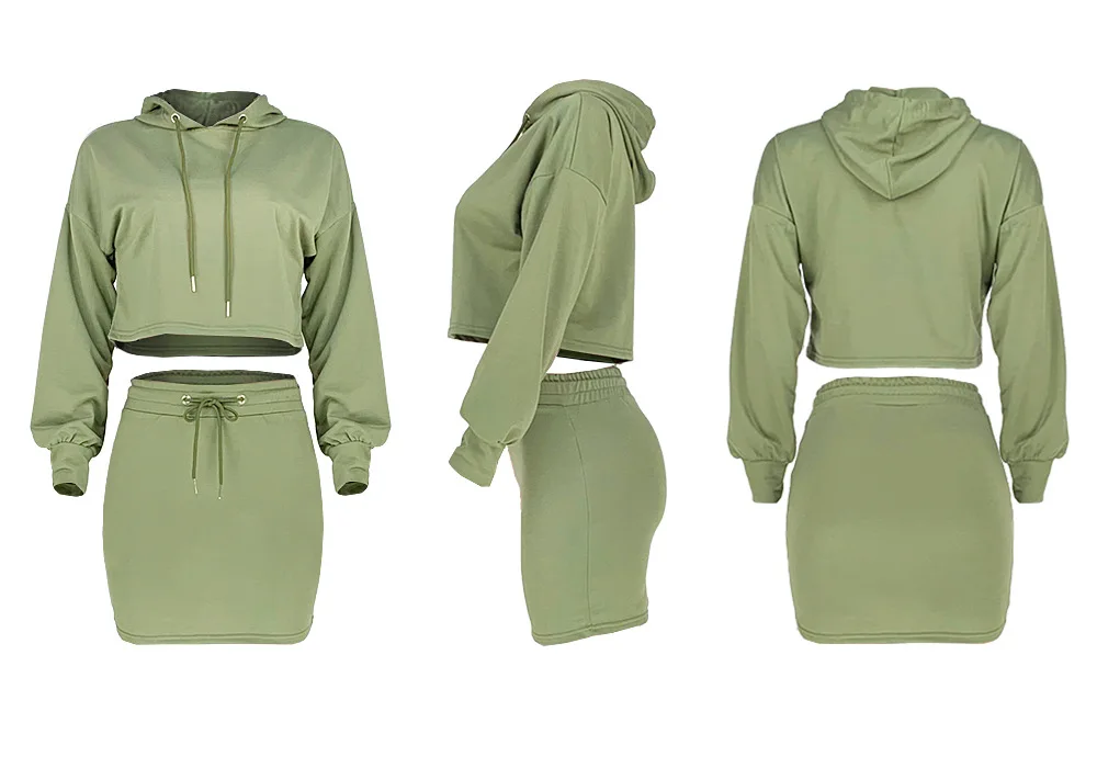 Женский комплект из двух предметов соблазнительная однотонная бандажная юбка