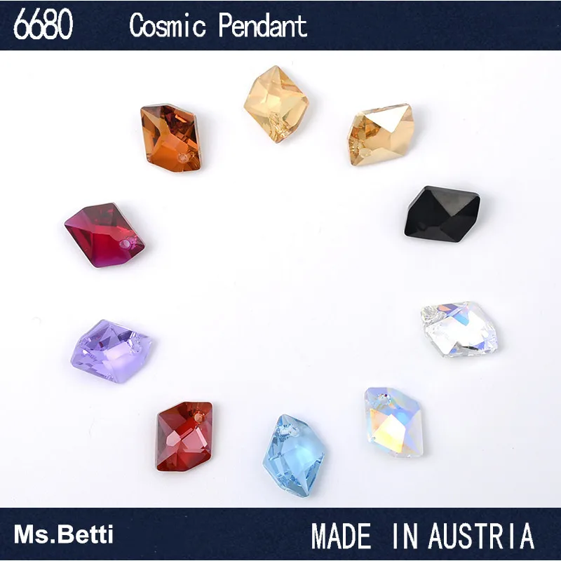 1 Piece 6680 Cosmic Pendant 40mm Crystal From Austria Loose Beads Rhinestone For DIY Jewelry Making 100% Original