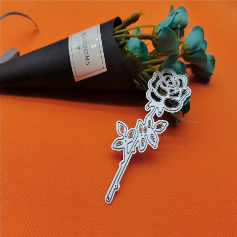 

Rose Flower Metal Cutting Dies for Scrapbooking Handmade Tools Mold Cut Stencil New DIY Card Make Mould Model Craft Decoration