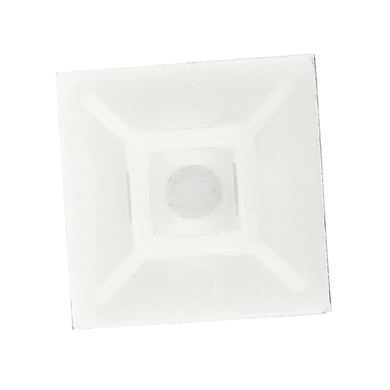 100 шт. самоклеющийся держатель для крепления кабеля 28 мм x 5 мм|Кабельные стяжки| |