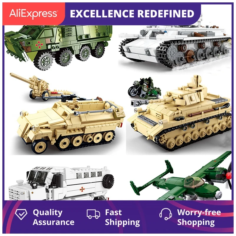 

Конструктор Военной Техники Ww2, наборы направляемых танков и ракет, спецназ, армия, городская полиция, T34, Германия, Великобритания, США, Втор...