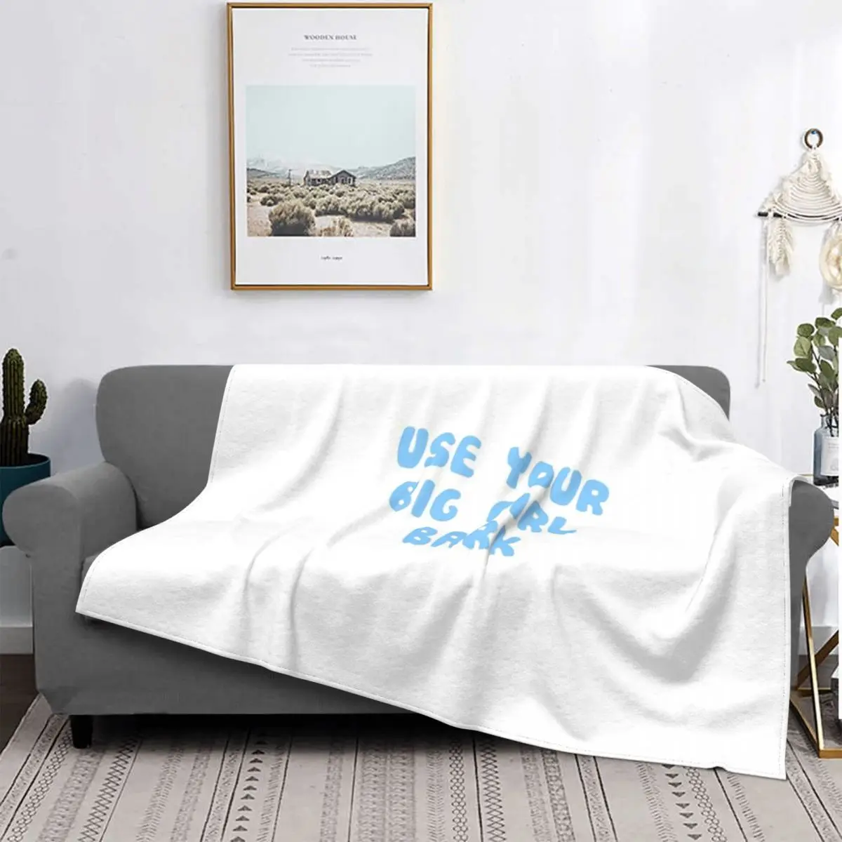 

США tu chica grande, manta de ladridos, для cama colcha, alfombra a cuadros, manta de playa, mantas de lana для ребенка