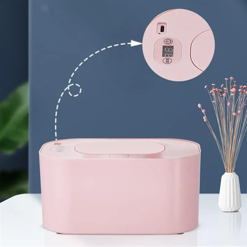 

USB Baby Wipes Heater Thermal Warm Wet Towel Dispenser Napkin Heating Box Cover Baby Accessories Hold Wet Wipes Napkins Newborn