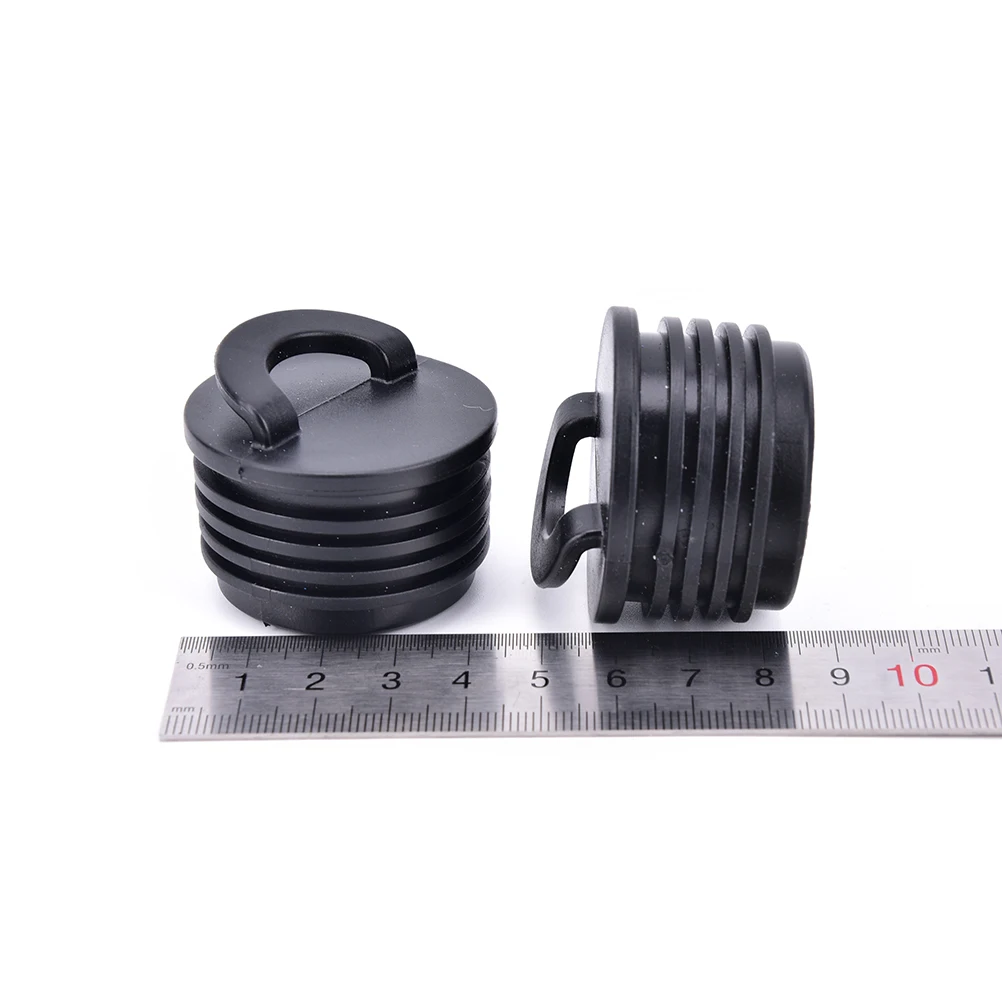 

4Pcs Black Rubber Kayak Marine Boat Scupper Stopper Drain Holes Plugs Rafting