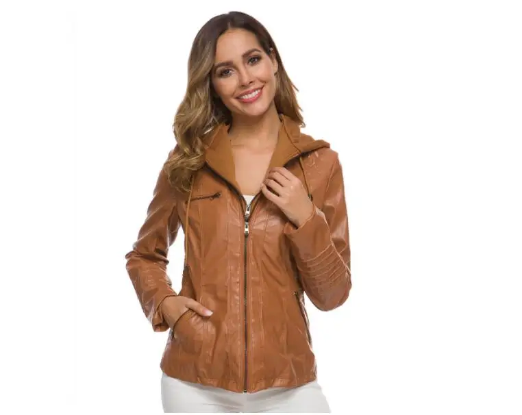 2018 Winter Faux Leather Jacket Women Casual Basic Coats Plus Size 7XL Ladies Basic Jackets Waterproof Windproof Coats Female 50