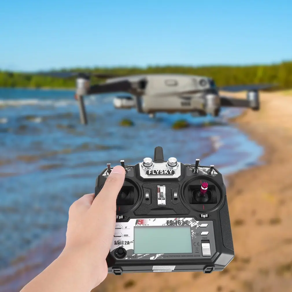 FLYSKY FS-i6X I6X 2.4G 10CH AFHDS 2A Transmitter With Receiver For RC Airplane Helicopter FPV Drone | Игрушки и хобби
