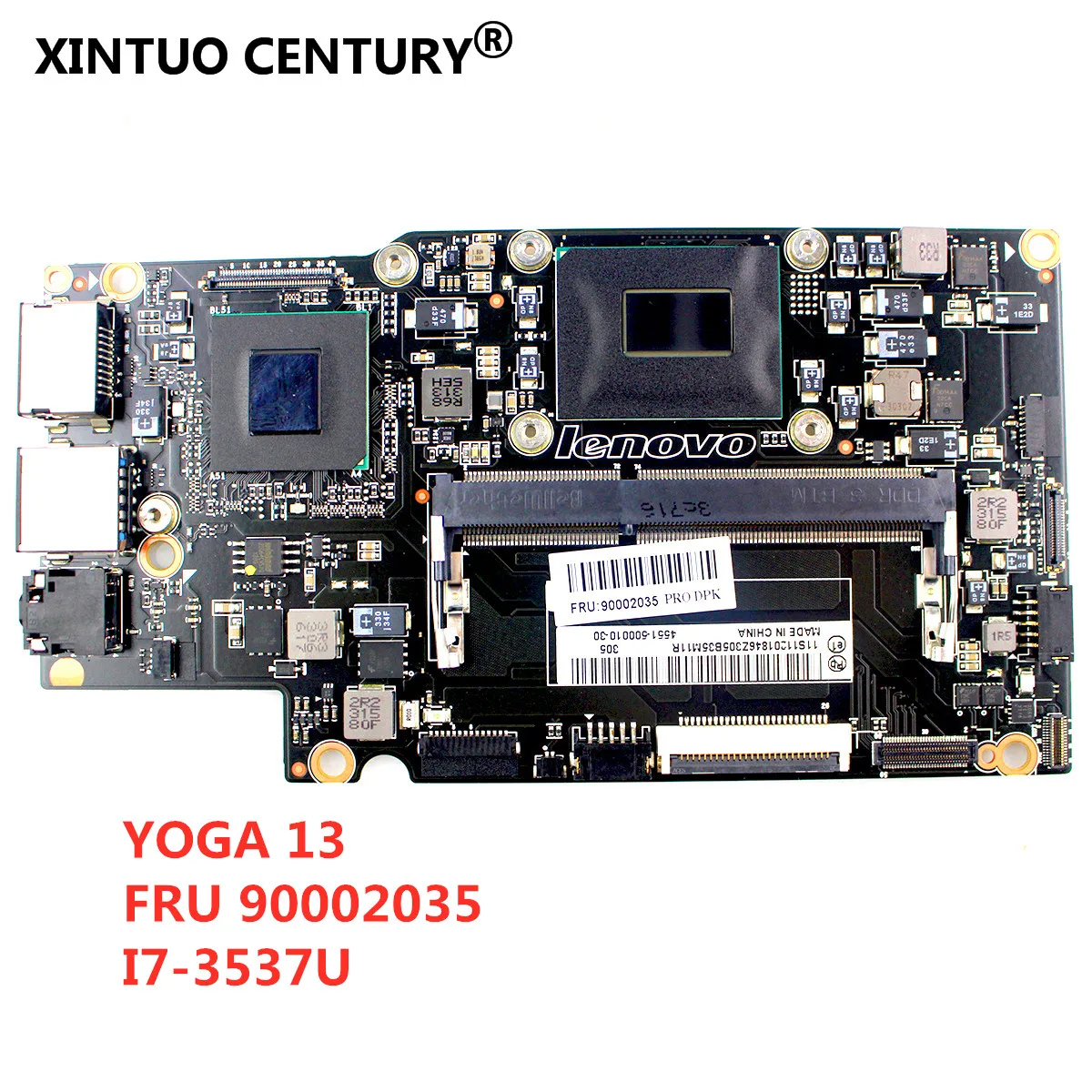 Материнская плата для ноутбука Lenovo Yoga 13 Yoga13 FRU 90002035 с I7 3537U CPU QS77 MB 100%