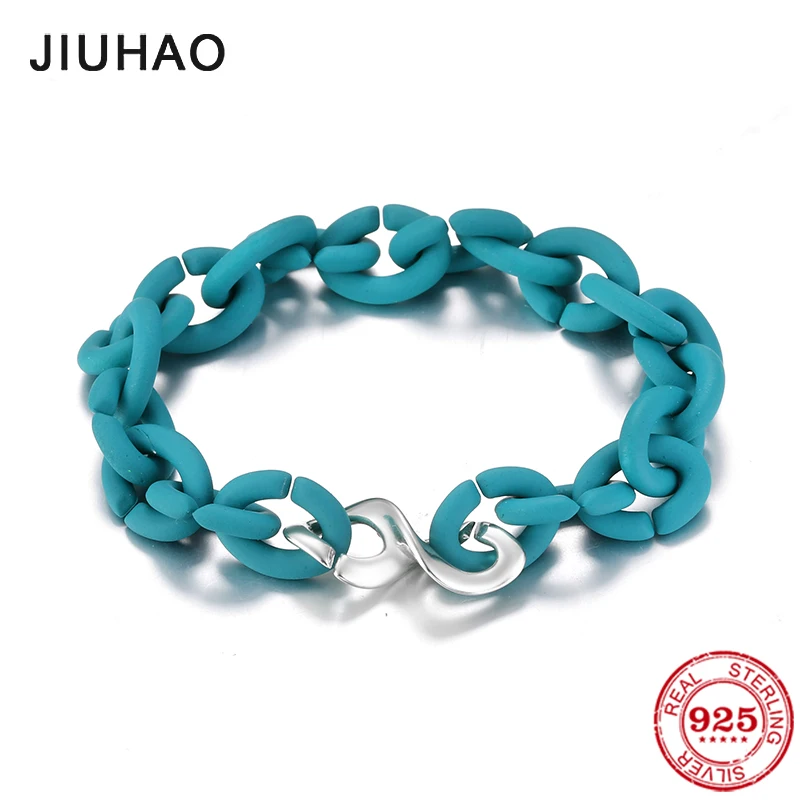Высокое качество lake blue Love lucky 8 браслет из бисера жесткий резиновый X браслеты для