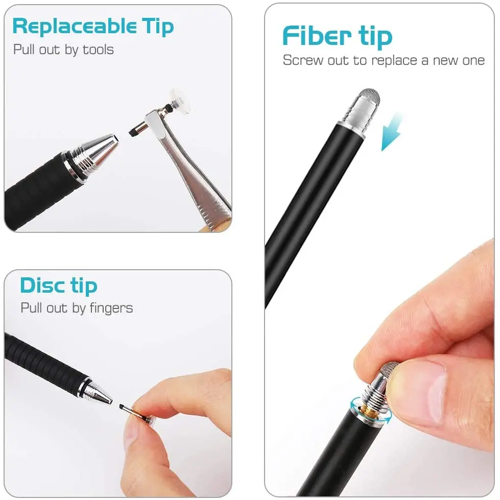 2 in 1 Stylus Drawing Tablet Pens Capacitive Screen Caneta Touch Pen for Mobile Android Phone Smart Pencil Accessories Newest | Компьютеры