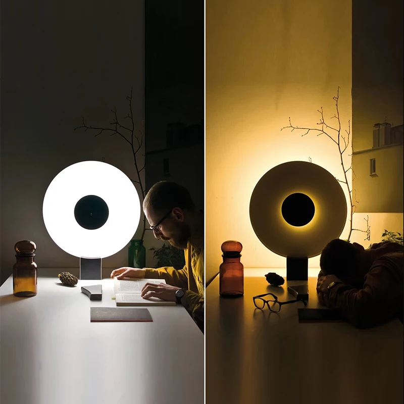 

Modern minimalist creative table lamp light luxury hotel office living room study bedroom table lamp