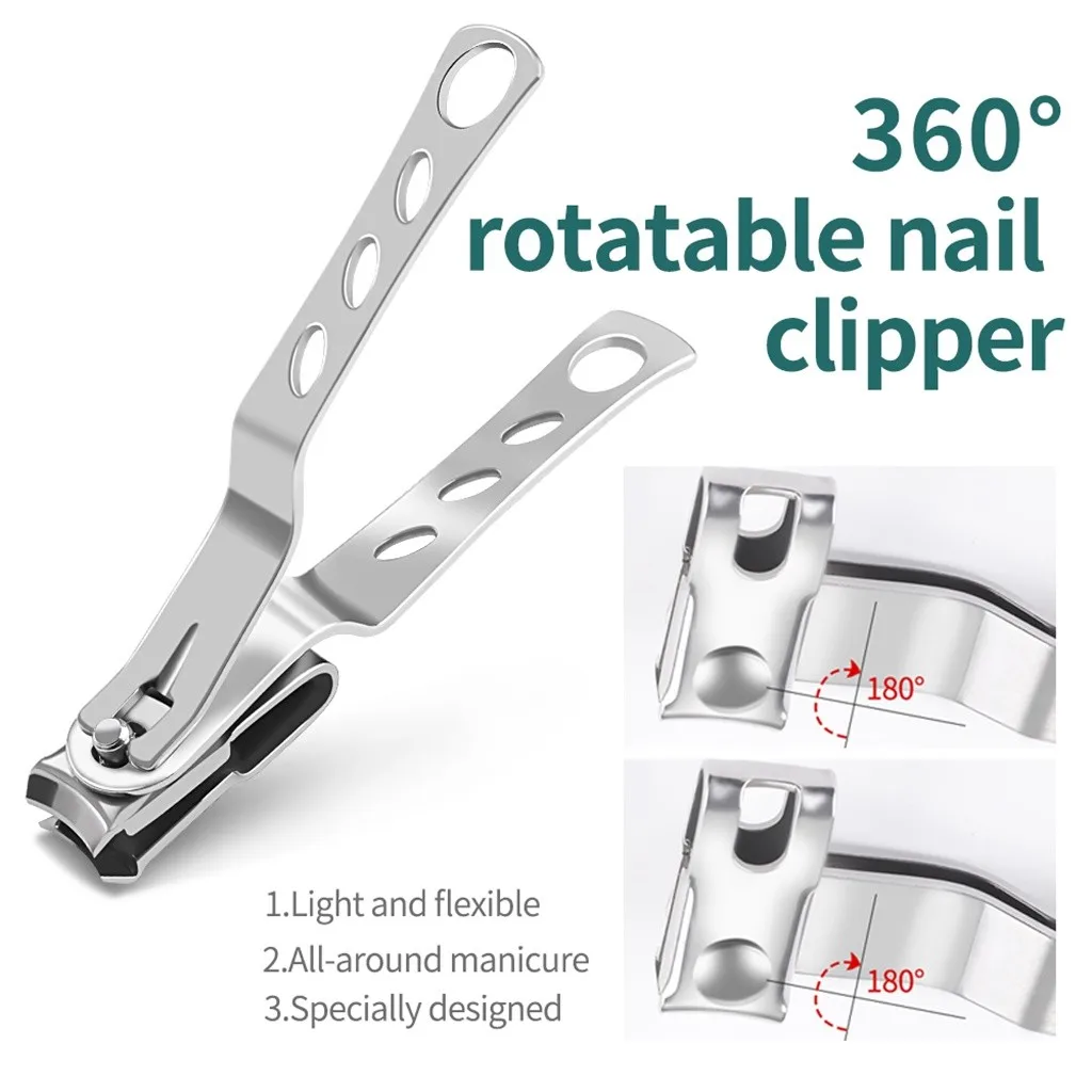 1шт Ножницы для ногтей Professional Nail Clipper Маникюр Машинки стрижки Когтерез U образную