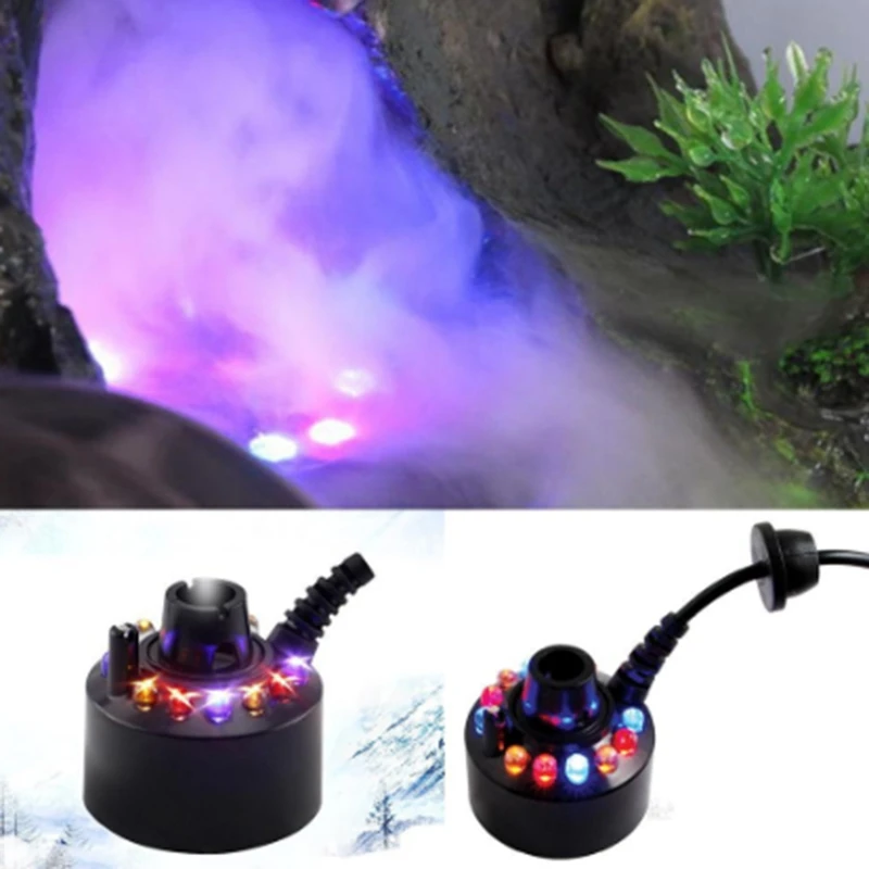 12 Led Industrial Incubator Humidifier Pond Atomizer Air Udifiermih DC 24V Mist Maker Fogger Water Fountain |