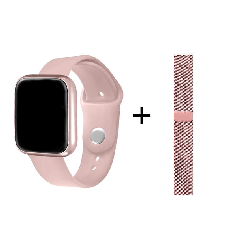 add Rose Gold strap ESEED P70 смарт-браслет 1,3 дюймов IP68 Водонепроницаемый 15 дней в режиме ожидания металлические женские Смарт-часы фитнес-трекер Смарт-браслет - Цвет: add Rose Gold strap