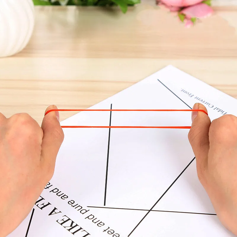 

16*1.4mm Red Office Rubber Ring Rubber Bands Strong Elastic Bands Stationery Holder Band Loop School Office Supplies