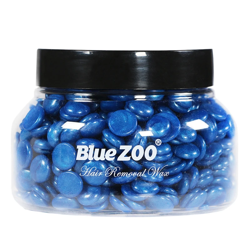 Blue ZOO 150 г без полос для удаления горячей пленки гранула твердого парафина Восковая эпиляция Bean 150 г Профессиональный Крем для удаления волос