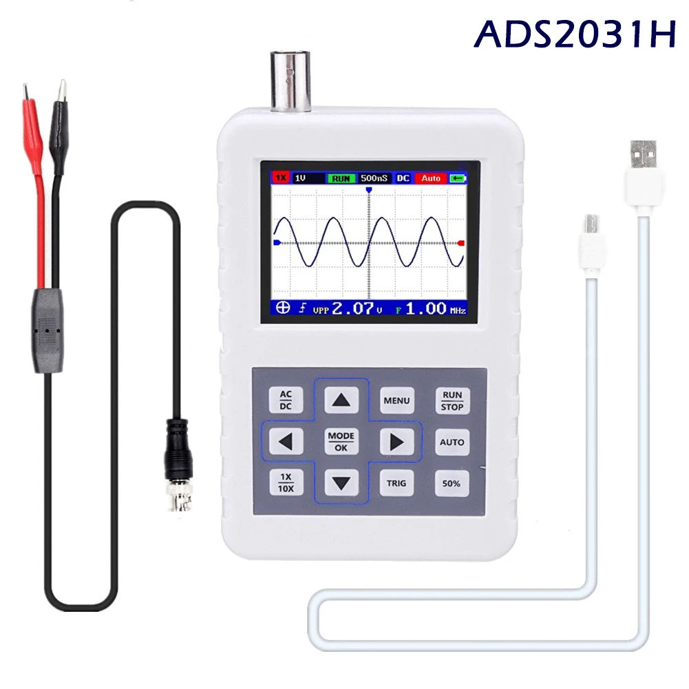ads2031h ADS2050H ADS2031H Ручной осциллограф высокоточные портативные 2,4 дюймовый ЖК-экран TSH магазин - Цвет: ads2031h