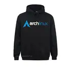Пуловер Arch Linux для мужчин и женщин, толстовка с длинным рукавом и круглым вырезом для мужчин, чистый хлопок, европейский стиль Харадзюку, европейский стиль
