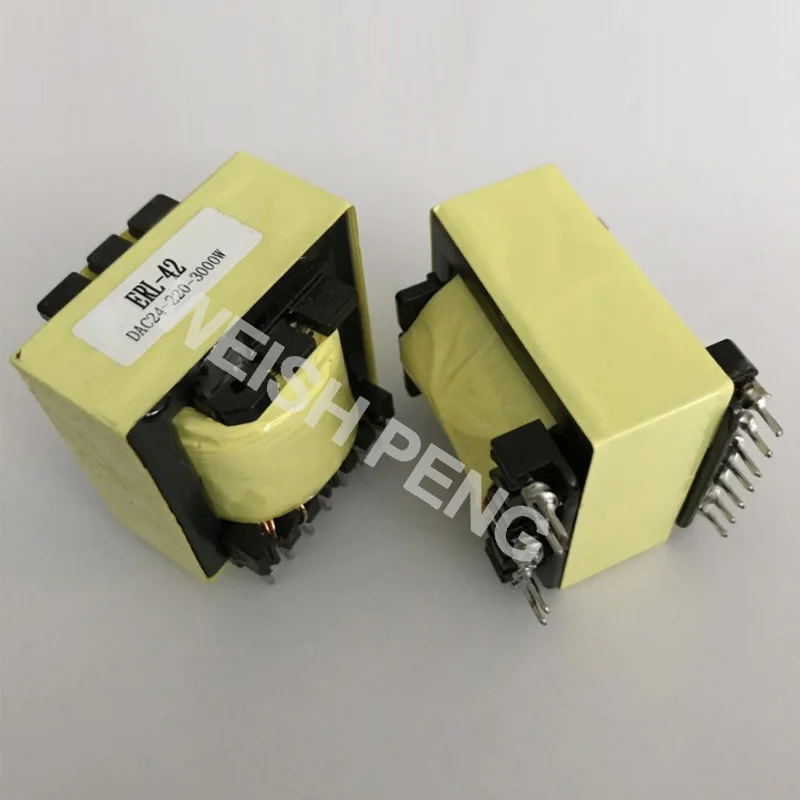 EC42/20 Чистая медь ERL42/20 вертикальный высокочастотный трансформатор для 3000 Вт Инвертор DC24V AC220V