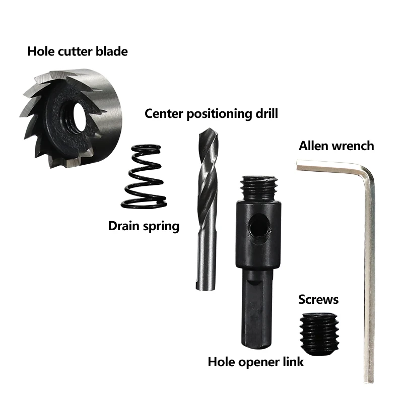 CMCP HSS Hole Saw Cutter 15-53mm Carbide Tip Core Drill Bit Metal Drilling Alloy Set | Инструменты