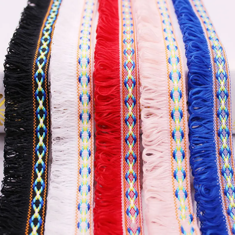 

2Yards Tassel Fringes Trim Sewing Accessories Ribbons lace tassels fabric Trimming for DIY Sewing Garments Handmade Accessories