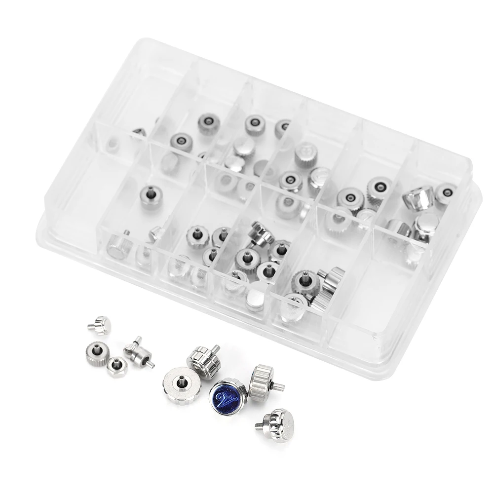 60 шт./набор набор деталей для часов из нержавеющей стали | Наручные часы