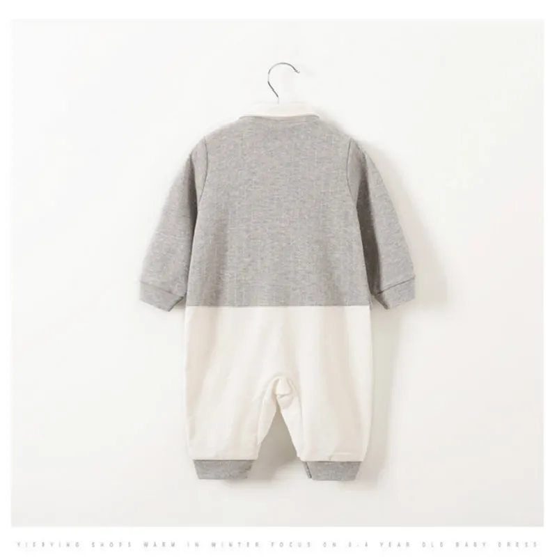 Gentleman baby clothes Full Sleeve cotton infantis clothing romper cartoon costume ropa bebe newborn boy |