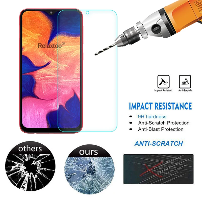 Закаленное стекло для samsung Galaxy a10 2 шт./лот Защитная пленка экрана a 10 a105 105F|Защитные