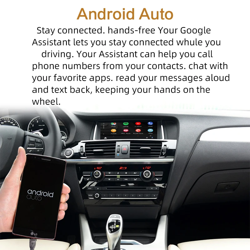 Sinairyu беспроводной Apple Carplay Android авто интерфейс для BMW серии 3 F30 F31 F34 4 F32 F33 F36 NBT MuItimedia
