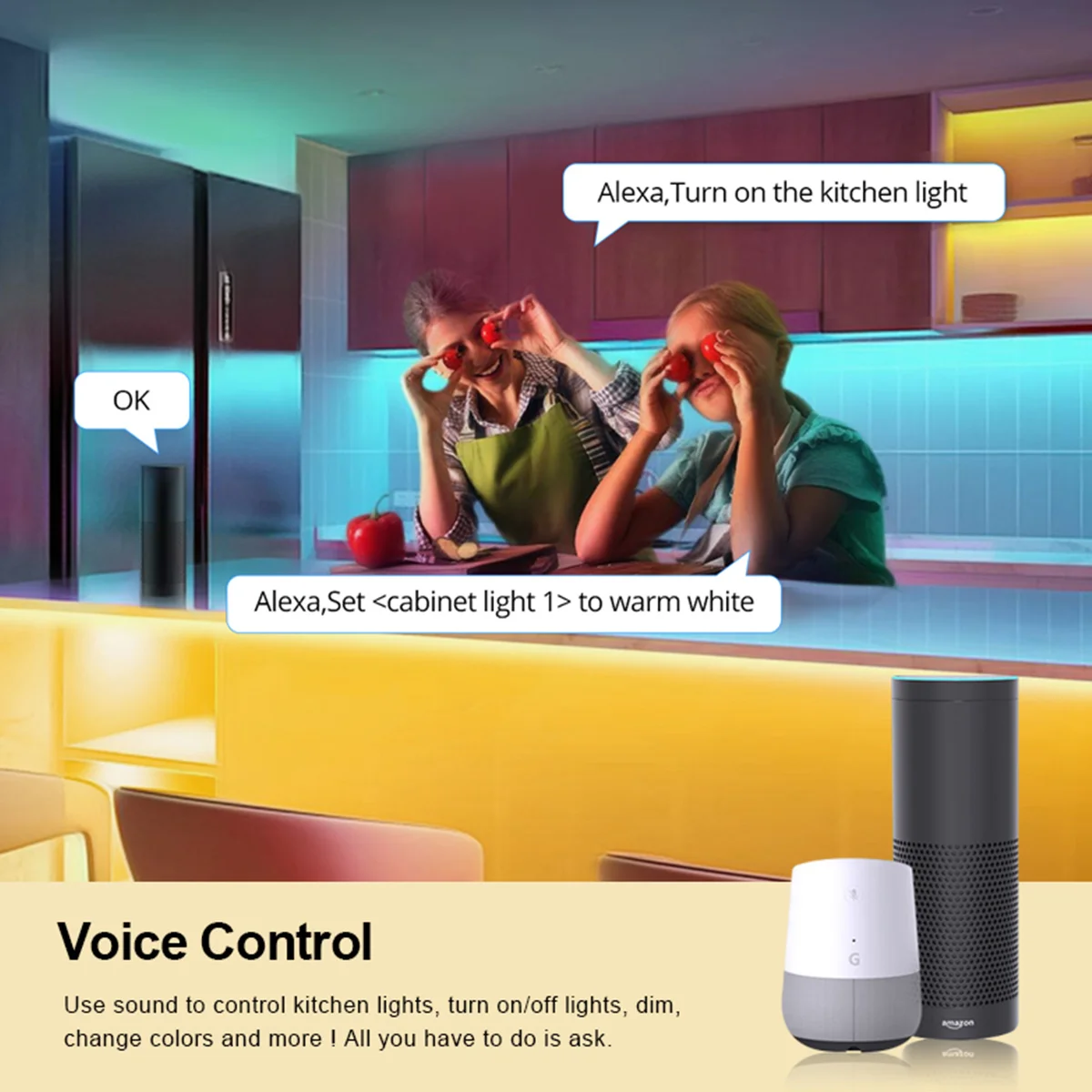 Tuya Wi Fi RGB Управление Светодиодные ленты светильник приложение Smart Life работать с