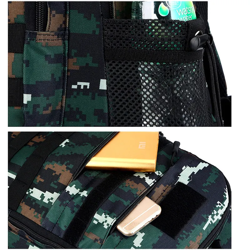 Большой Вместительный военный рюкзак для мужчин 15 дюймов Сумка ноутбука