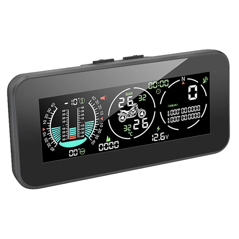 

Система контроля давления в шинах GPS MSx10, универсальный Инклинометр для отобраПредупреждение превышения скорости мотоцикла