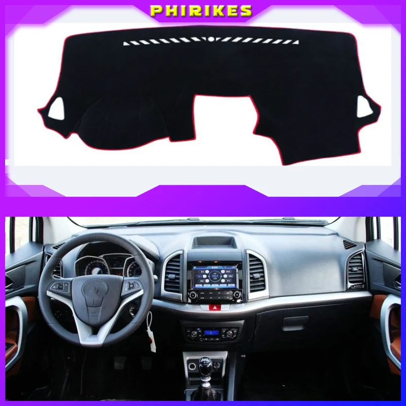 

For JAC REFINE S3 2013 2014 2015 2016 Dashboard Cover Sun Shade Non-slip Dash Mat Pad Carpet Car Stickers Interior Accessories