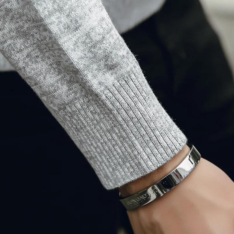

LOVZON Men Sweaters Autumn Winter Fashion Casual Slim Fit Cotton Knitted Mens Sweaters Pullovers Men Brand Clothing Knitwear