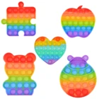 Игрушка-антистресс для взрослых и детей, Сжимаемый фигурный массажер, игрушка для снятия стресса