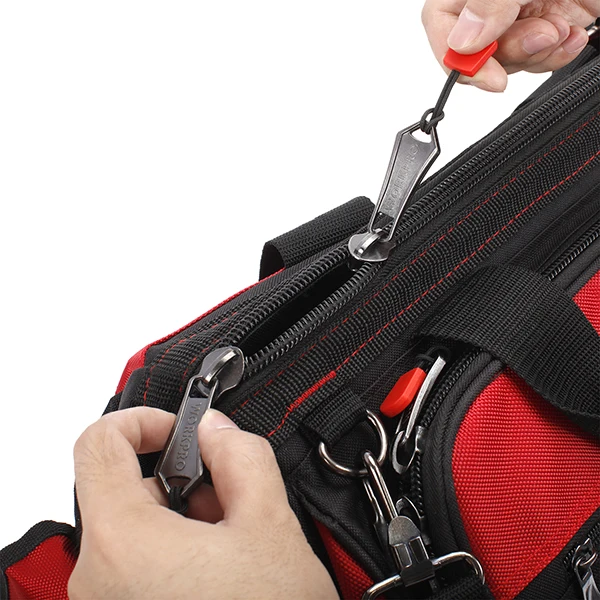WORKPRO 16" Open Top Tool Storage Bag Multifunctional Heavy Duty Tool Bag Men Crossbody Bag for Tools