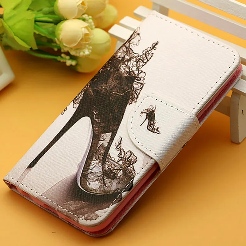 Роскошный кожаный чехол книжка с рисунком и подставкой для Samsung Galaxy A3 A5 J3 2017 A6 A8 S8 S9