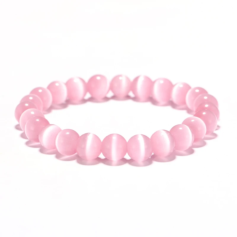 Diffone 8 мм браслеты из бисера для мужчин женщин настоящий натуральный опал Пикассо