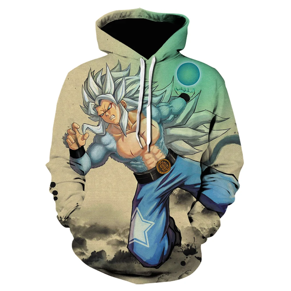 

2021 new summer men's large size 3D printing polyester book cartoon hooded creative fashion trendy sweater