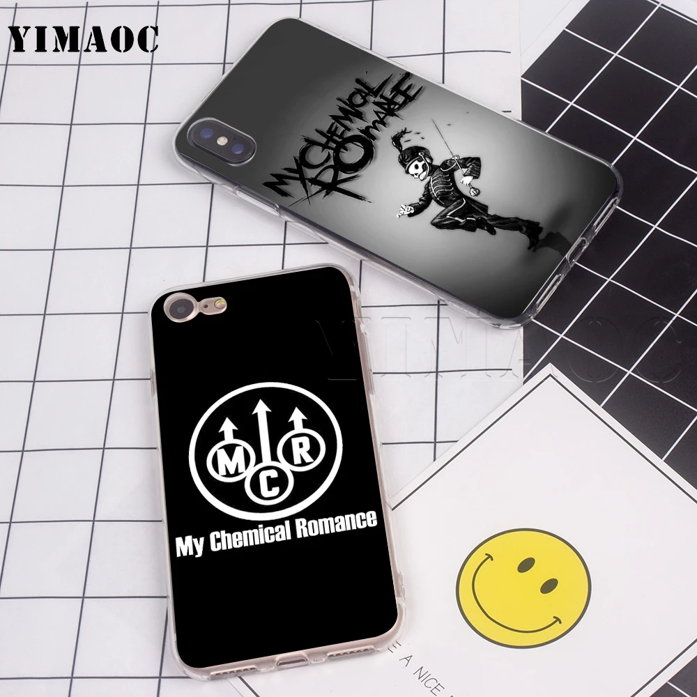 Мягкий силиконовый чехол YIMAOC My Chemical Romance MCR для iPhone 11 Pro XS Max XR X 8 7 6 6S Plus 5 5s se |